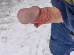 Chary Racoon gets kinky here open-air piss play in POV